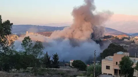 Israeli Airstrikes Hit South Lebanese Territory